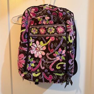Floral Patterned Vera Bradley Backpack
